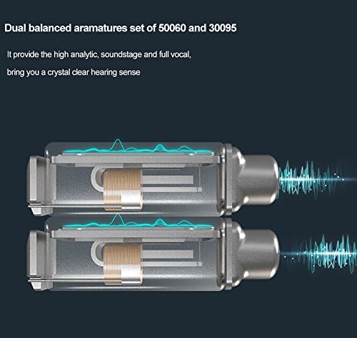 חמש אוזניות נהג, KZ ZS10 High High Fidelity מבדילות אוזניות/אוזניות עם מיקרופון