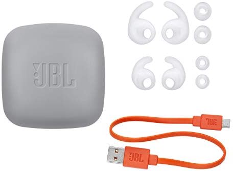 JBL משקף אוזניות ספורט אלחוטיות אלחוטיות מיני, אוזניות עם מיקרופון/מרחוק של 3 כפתורים-צהבה