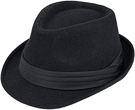 גברים של מנהטן מובנה טרילבי כובע עם להקה, גנגסטר בציר 1920 גטסבי כובע ג ' אז כובע עבור רבותיי