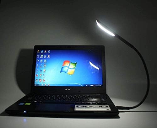 מנורת USB לעומק Ebyphan, אור מקלדת USB גמיש, אור USB מיני למחשב נייד