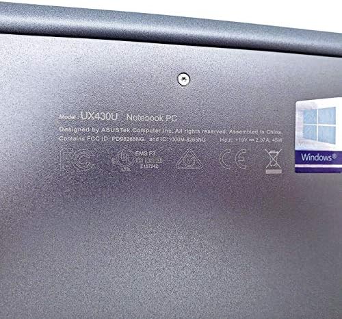 Asus Zenbook UX430UN Ultrabook נייד מחשב נייד: 14 מטאט ננו-דוד FHD, 8th Gen Intel Core I7-8550U, 512GB SSD, 16GB RAM,