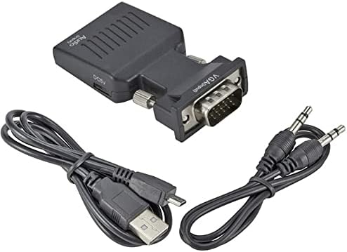 קלט VGA מובנה למתאם פלט HDMI עם VGA זכר שמע לממיר HDMI ממיר נשי טלוויזיה טלוויזיה
