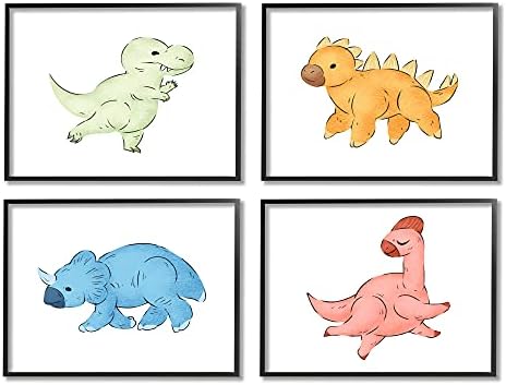 תעשיות סטופל דינוזאורים תינוקות מהנים זוחלים פרהיסטוריים חמודים של טי-רקס לילדים, שתוכננו על ידי זיווי לי אמנות קיר