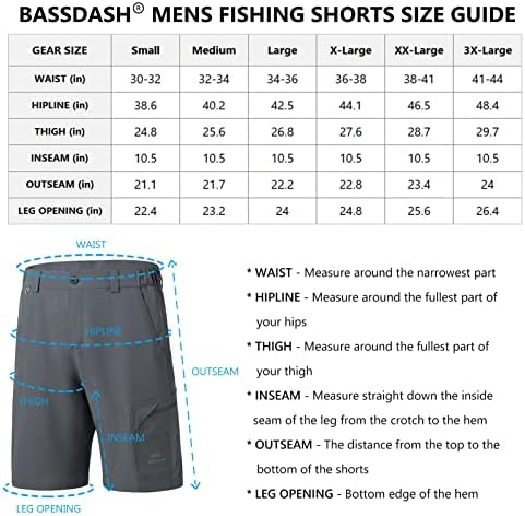 בסדאש 01 מ '10.5 מכנסי מטען דיג לגברים ייבוש מהיר 50 + עמיד במים