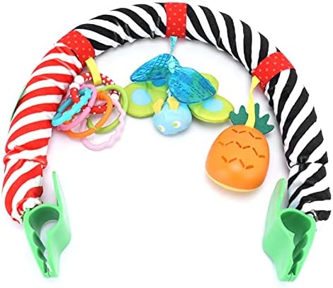 פעילות עגלה קשת מיטת תינוקות צבעונית פענוני פעוטות מדף צעצוע עגלת תליון תליון צעצועי רעש