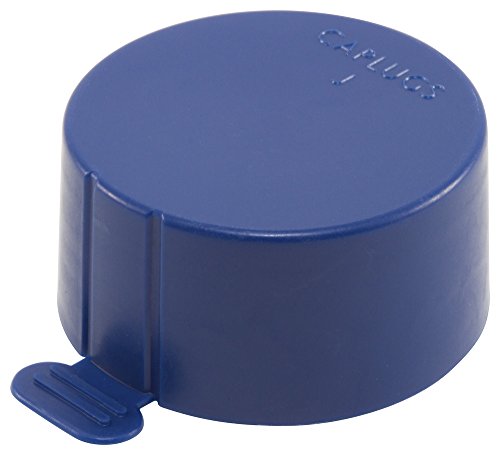 Caplugs qtt4q6 כובע דמעה מפלסטיק עבור חוטי צינור NPT. J-TT-4, PE-LD, כדי לכובע גודל חוט 1/2 npt, כחול