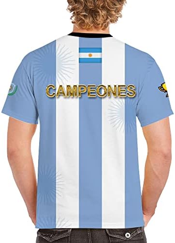 כחול ארגנטינה אלופת העולם מהדורת ספורט כדורגל בנים לילדים