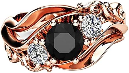 2023 יהלומי טבעת אישיות פרח קו יהלומי טבעת שחור זירקון טבעת גבירותיי טבעת זוג טבעת יצירתי יהלומי טבעת בת עליות ומורדות