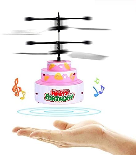 מטוסי אינדוקציה רדאייולין, מתנת מוסיקה בצורת עוגת יום הולדת, קלה לנשיאה ושדרוג מתנה יצירתית 360 מעלות סיבוב הגנת הסביבה