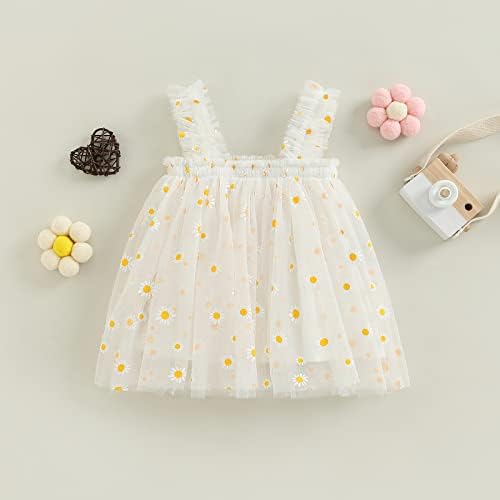 פעוטות פעוט תינוקת תינוקת פרח טול טוטו שמלות שמלות נסיכה רצועות