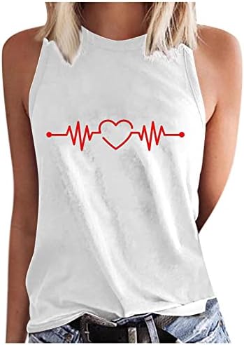 חולצת פעימות לב לנשים אוהבת לב גרפי גרפי חולצות הדפס