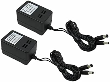 חבילת XspeedOnline של 2 מתאם AC מתאימה אספקת חשמל עבור Nintendo NES Super SNES Sega Genesis 1 3in1