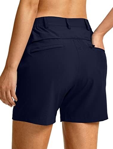 מכנסיים קצרים של גולף לנשים Soothfeel עם 4 כיסים 5 אינץ