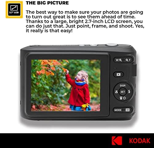 קודאק פיקספרו פז 45 מצלמה דיגיטלית + כרטיס זיכרון של 32 ג ' יגה-בייט + מארז מצלמה מצביע ויורה + עט ניקוי עדשות חדרגל