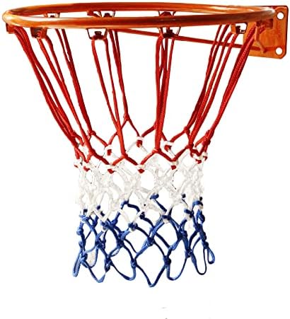טיאמאל כדורסל נטו החלפת סטנדרטי כדורסל רשתות למקורה וחיצוני 12 לולאות חישוקים