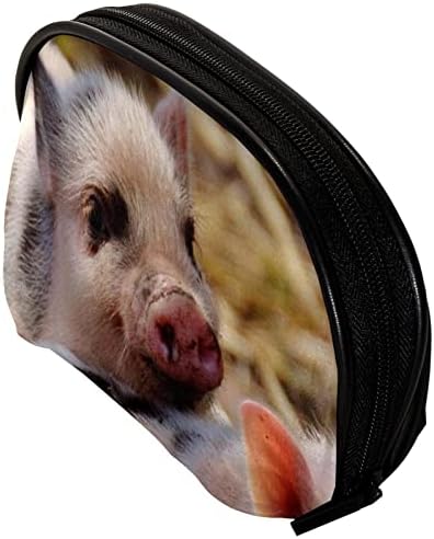 תיק מטענה, תיק קוסמטיקה של איפור נסיעות לנשים, חזירי בעלי חיים מקסימים