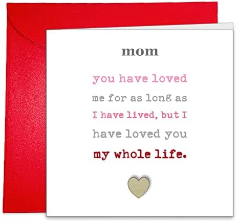מיאטוי מיוחד אמא של יום כרטיס, יום הולדת כרטיס עבור אמא מבת בן, סנטימנטלי כרטיס עבור אמא, תודה לך אמא, אוהב