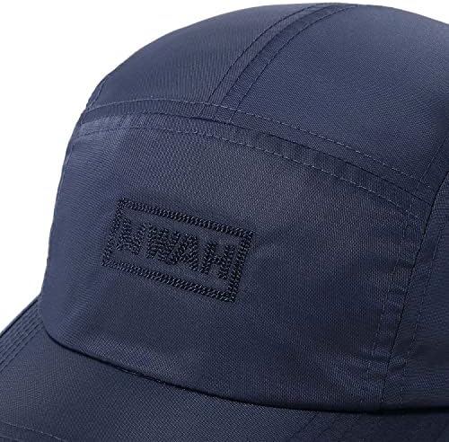 Crogo's Men's 5 PANEL HAT כובע בייסבול אטום למים UPF50+ כובע ריצה כובעי ספורט יבש מהיר כובעי קירור כובעי כדור