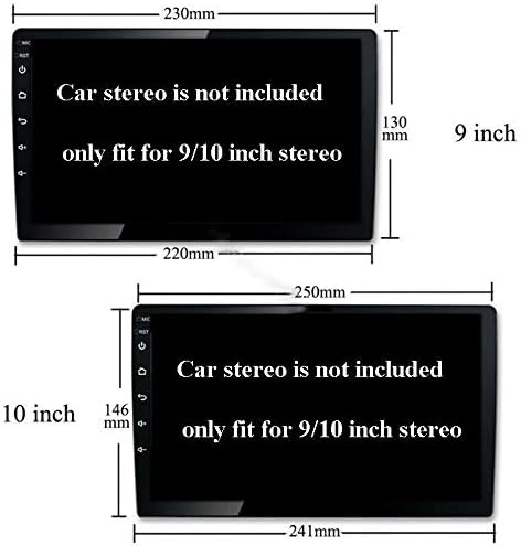 10.1 אינץ רכב רדיו פאשיה מסגרת עבור מיצובישי 2013-2017 נגן לוח דאש ערכת התקנה סטריאו מסגרת לקצץ לוח