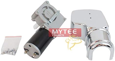 מוצרי Mytee 900W 60: 1 מנוע ברזנט למערכות ברזנט משאיות עם כיסוי כרום 12VDC / 47 אמפר / 60 סלד