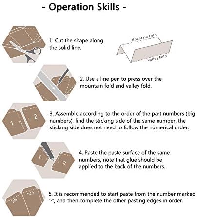 WLL-DP גיאומטרי פינגווין פינגווין פינגווין 3D אמנות מלאכה לנייר מקדם נייר DIY דגם נייר בעבודת יד אוריגמי פאזל