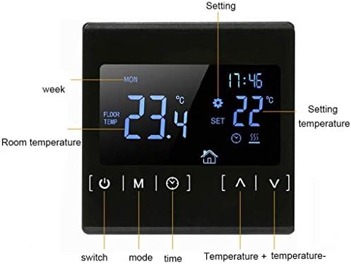 וולנוטה חדר מדחום - אינטליגנטי רצפת חימום טמפרטורת מתג טמפרטורה קבועה טמפרטורת בקר