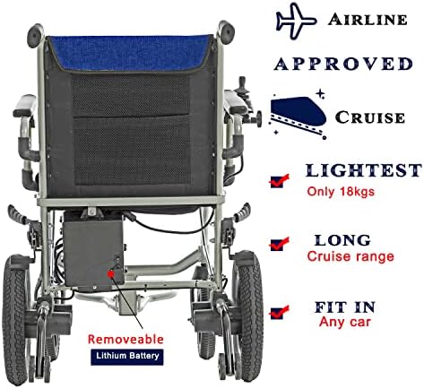 קולבר ניידות קאנו בעולם של הקל מתקפל כיסא גלגלים חשמליים, נסיעות גודל, ידידותי למשתמש