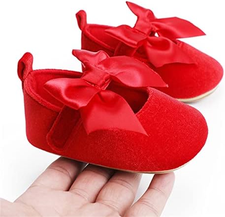 נערות זאנג'קר נעלי הליכה פעוטות בנות תינוקות מוצקות קשת נשק נעלי נסיכה