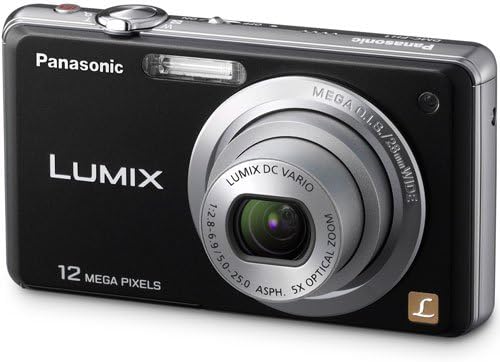 פנסוניק לומיקס-מצלמה דיגיטלית 1 12.1 מגה פיקסל עם זום מיוצב של תמונה אופטית פי 5 ומכשיר 2.7 אינץ'