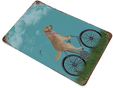 זהב רטריבר על אופניים רכיבה על אופניים מתנת כלב רכיבה על אופניים אופני דקור בציר דקור רוכב אופניים קיר תפאורה מסדרון