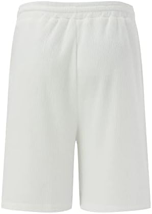 מכנסיים קצרים מגברים מכניסים 2 תלבושות של פשתן קיץ מזדמן סט שרוול קצר הנלי מכשירים סטים רגילים של חוף ים.