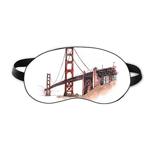 גשר שער הזהב באמריקה קליפורניה מגן עיניים שינה רך לילה כיסוי גוון מכוסות עיניים