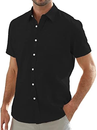חולצות טקס אופנה של Xiloccer Mens חולצות עבודה חולצות עבודה חולצות חתונה לגברים חולצות ממותגות חולצות שרוול קצר