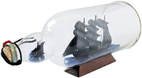 המפטון ימי קליקו ג'ק של ספינת הדוגמנית של וויליאם בבקבוק זכוכית 11 - ספינת פיראטים מפורסמת