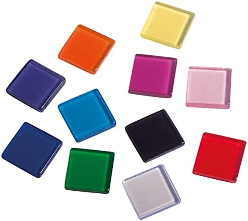 אריחי פסיפס אקרילי רייהר, 1 על 1 סנטימטר, כ 205 חתיכות, צבעים שונים, 14540999