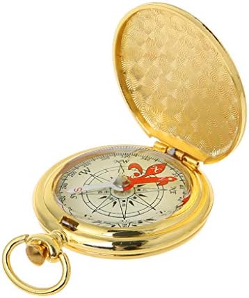שעון כיס PREMER PREMIUM נייד קמפינג קמפינג קמפינג מצפן כלי ניווט חיצוני - כסף