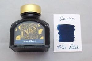 דימיין 80 מל בקבוק דיו עט מזרקה כחול/שחור