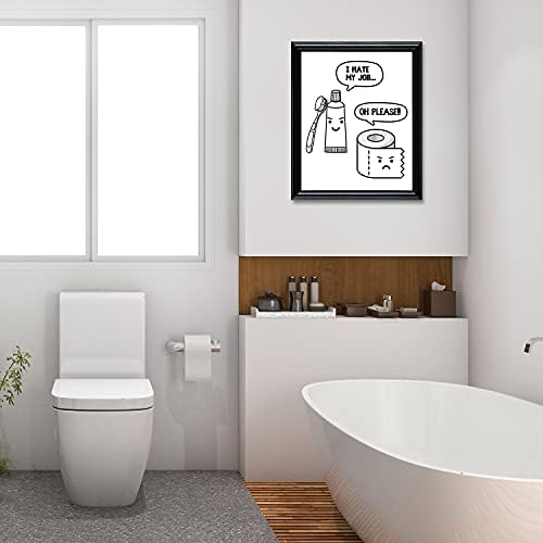 עיצוב אמבטיה מצחיק והדפסי אמבטיה - תפאורה לקיר אמבטיה - אמנות קיר אמבטיה - הדפסי אמבטיה - שלטי אמבטיה מצחיקים - 8 x10 אינץ