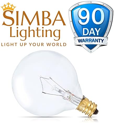 תאורת סימבה גלובוס קטן ז16. 5 נורה עגולה 25 וולט ה12 בסיס מנורה לנברשת, מאוורר תקרה, אורות יהירות דקורטיביים,
