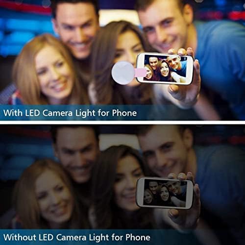 מובסטק 2 יחידות מראות איפור אורות וידאו ניתן לעמעום לילה מתנות תא סוללה אור טבעת למלא עבור טלפונים ניידים נטענת