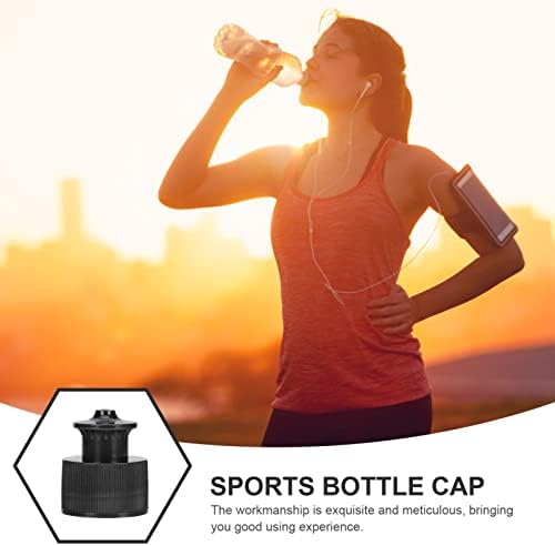 Besportble שופך הוכחת בקבוק מים בקבוקי מים ספורט 60 יח 'החלפת כובע ספורט החלפת מים החלפת מכסה מכסה ספורט מכסה מכסה