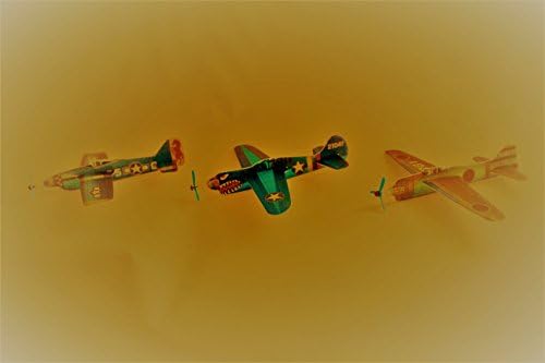 צובמה גאנגו מטוסי דאון רכים: 8 עיצובים צבעוניים ומקוריים של מלחמת העולם השנייה, צעצועי מטוס בסגנון וינטג 'לילדים, טובות