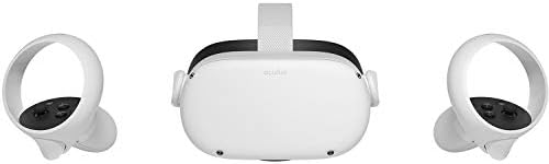 Oculus Newest Quest 2 VR 128GB צרור לבילויים לחג חג המולד המשפחתי, אוזניות משחק מתקדמות של מציאות מדומה מתקדמת-כבל קישור