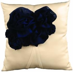 אייבי ליין עיצוב אביזרי חתונה צ ' לסי אוסף פרח ילדה סל, שנהב וכחול כהה