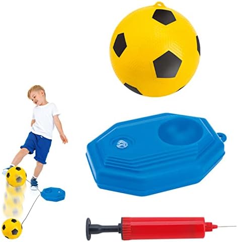נייד כדורגל מאמן משחקים כדורגל אימון ציוד צעצוע עם בסיס חול מים מילוי מקורה חיצוני כדורגל עיסוק סיוע עבור גן