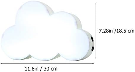 סימני LED של Abaodam לוח כתיבת הודעות LED: עננים בצורת מהבהב מהבהב מוארים שלט ניאון מואר
