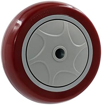 סוין 3 אינץ בינוני סוג פוליוויניל כלונסאות עגלות גלגל עם בלם לביש אילם דוב 100 ק ג יחידות גלגלים תעשייתיים 2 יחידות