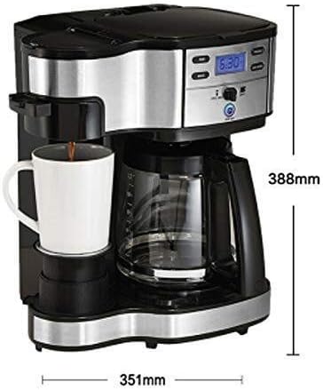 מכונות קפה של Raxinbang מכונת קפה, מכונת קפה ביתית מכונת קפה אוטומטית מצב כפול מצב טפטוף מכונת קפה הזמנת מכונת קפה