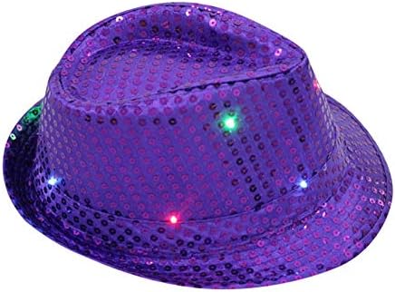 להתלבש לשני המינים ריקוד צבעוני אור הוביל מהבהב מסיבת כובע נצנצים מפואר בייסבול כובעי כובע מדפי עבור בייסבול כובעי