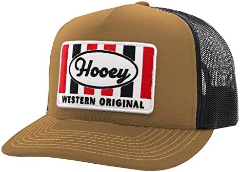 Hooey Sudan מתכוונן Snapback Trucker Mesh Hat Back עם לוגו